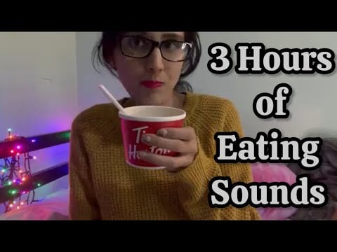 ASMR 3 hours ⏰ of EATING SOUNDS ASMR EATING😋CRUNCHY CRINKLES 👄 