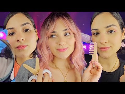 1 HORA DE ASMR | DERMATOLOGISTA, CABELEIREIRA E MANICURE (reuni os melhores roleplay's)