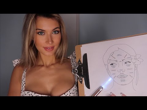 ASMR Face Mapping | Skin Exam