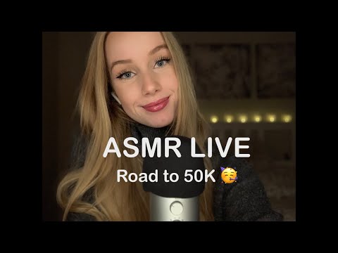 ASMR LIVESTREAM ROAD TO 50K SUBS (german/deutsch) 🥳|RelaxASMR