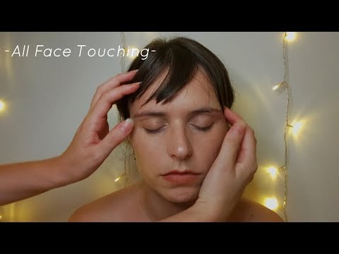ASMR Gentle Face Touching, Scratching and Brushing | Personal Attention - No Talking