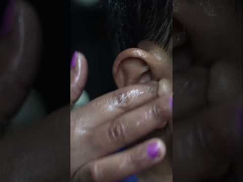 Female Barber's Magic Touch: Stress-Relief Head Massage ASMR #shorts