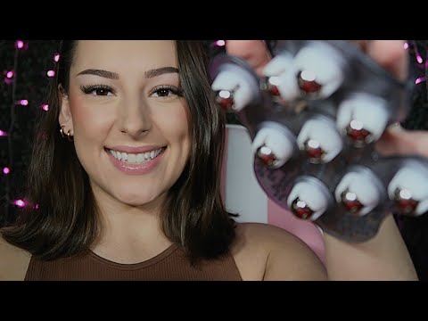 Personal Attention ASMR for Sleep and Relaxation- Massage Rollers, Hairplay, and Eyebrow Maintenance