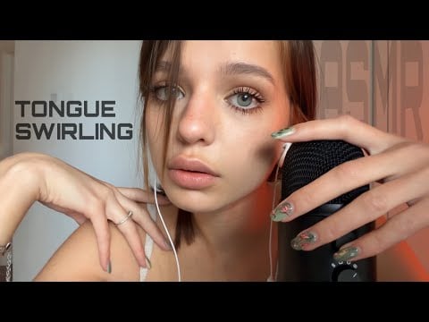 ASMR ☆ Pure Tongue Swirling & Hand Movements