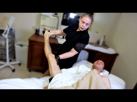 She lost 50kg but not her Power | ASMR Strong massage with lot's of stretching by Maria