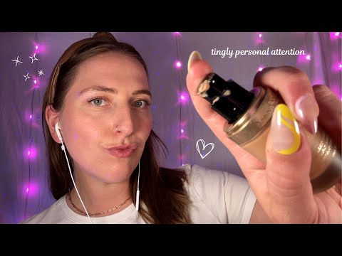 ASMR BFF Does Your Makeup for a Date 🥰💄 Personal Attention + Mouth Sounds