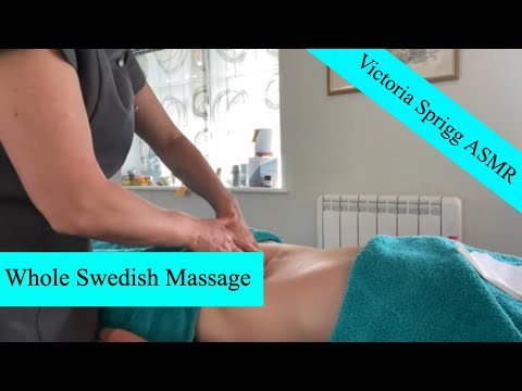 [ASMR] WHOLE 1hr 31m SWEDISH MASSAGE with Victoria and Katie | 8 of 8