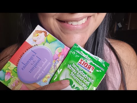ASMR masticando chicle mientas sigo leyendo un libro infantil