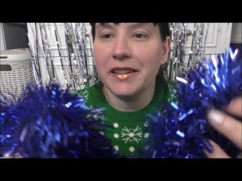 🎄 Asmr - Let my Tinsel give you Tingles!!  & Random Ramble 🎄★★