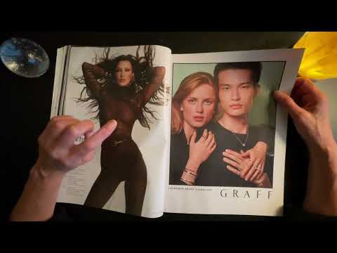 W Fashion Magazine ASMR ~ Soft Spoken to Whisper, Crinkly Pages