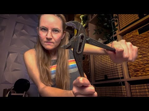 (AGGRESSIVE) ASMR Mechanic 👩🏼‍🔧 fixing your tingle immunity & sleep problems