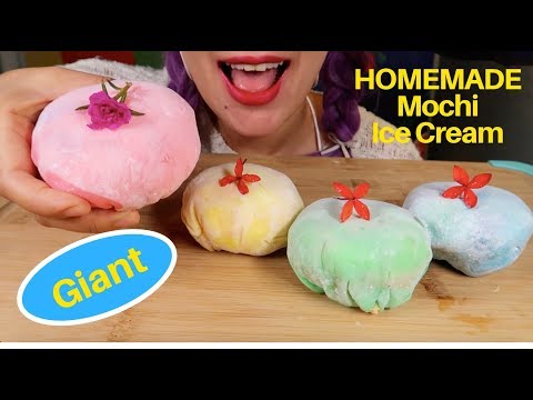 ASMR MOCHI ICE CREAM CHALLENGE *MOXIE BEAST* HOMEMEDE | DIY 홈메이드 모찌아이스크림 먹방 | CURIE. ASMR