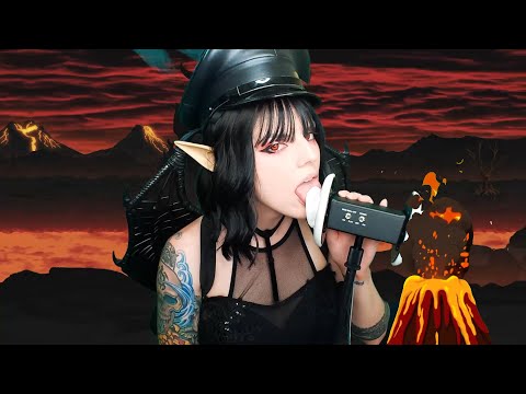 ASMR Sylk The Succubus Ear Licking | 3 Dio Ear to Ear