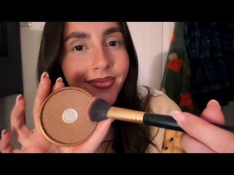 ASMR- Fast makeup personal attention with lots of stutters🫶🏻