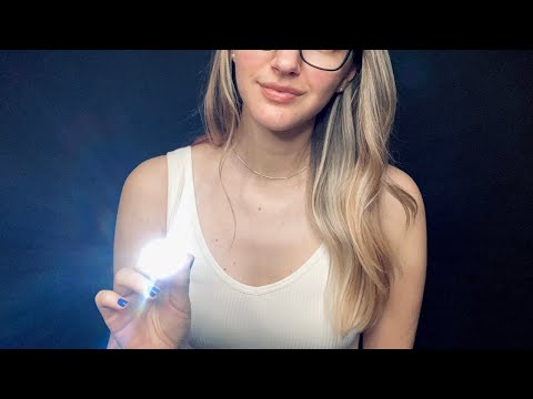 ASMR Cranial Nerve Examination (Soft Spoken, Flashlight, Personal Attention)