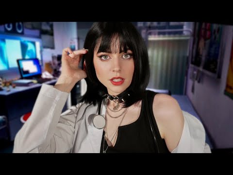 ASMR Suspicious Goth Doctor Is Obsessed With You 💉 Cranial Nerve Exam, Checkup, Medical Roleplay