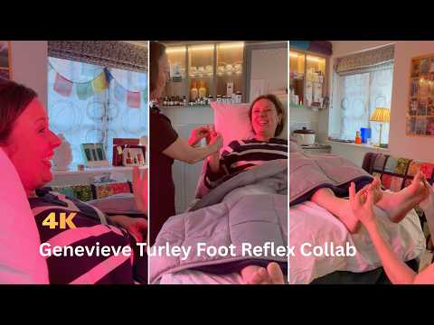 ASMR Kinesiology Leaves Genevieve Turley Speechless! Foot Reflexology | Unintentional ASMR