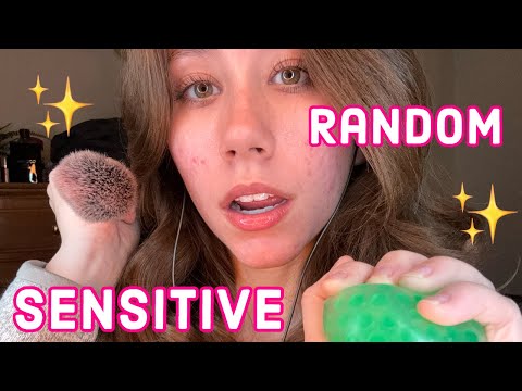 ASMR | random triggers at 100% sensitivity