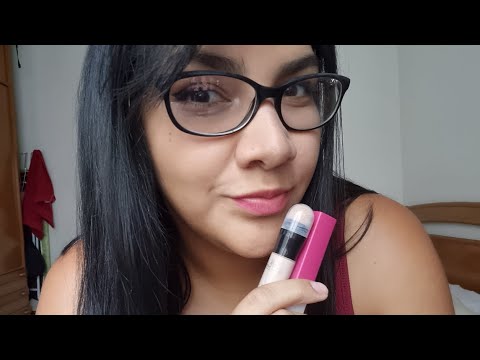 ASMR maquillándome contigo mientras mastico chicle