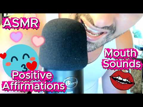 ASMR Positive Affirmations + Relaxing Mouth Sounds ✨