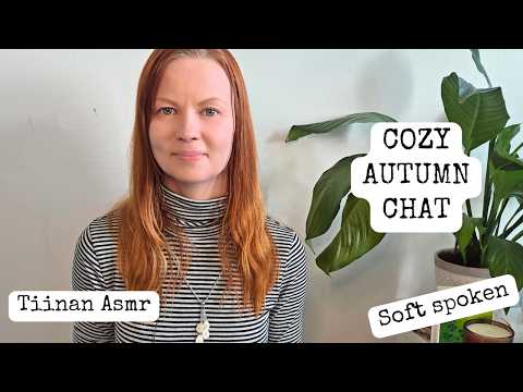 ASMR - Autumn Chat & Cozy Candle Unboxing | Soft Spoken with accent