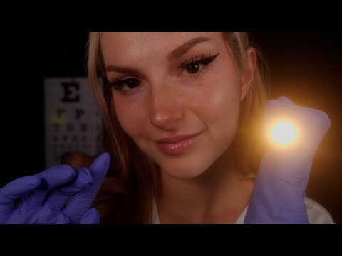 ASMR Low Light Cranial Nerve Examination For Sleep | Sleep Inducing Medical ASMR