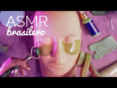 ASMR Limpeza da Pele e Skincare ✨ Tratamento Calmante Por DORMIR PROFUNDAMENTE