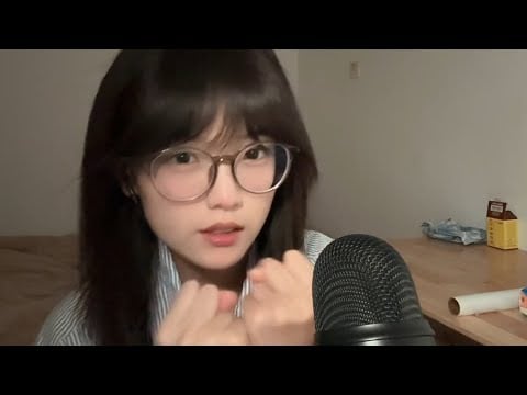 ASMR Mouth Sounds & Ear Cleaning 😴🤗💗
