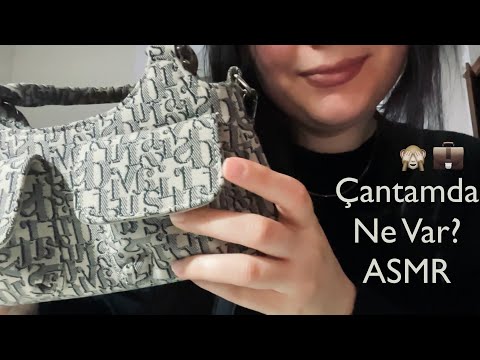 Çantamda Ne Var? | What's In My Bag? | Türkçe Asmr #türkçeasmr #asmr #showandtell