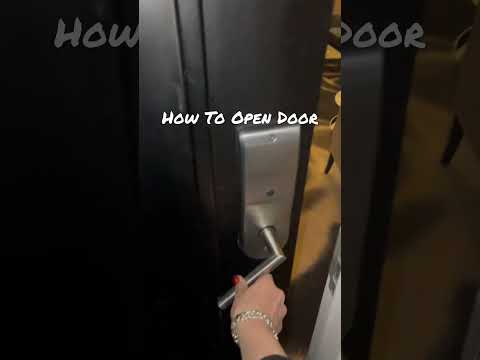 How To Open Door