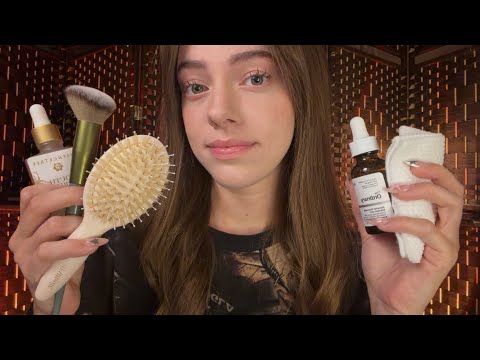 ASMR Summer Glow-Up | Skincare, Makeup, Hair ☀️ (personal attention, layered sounds)
