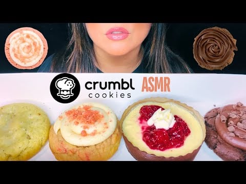 ASMR CRUMBL COOKIES MUKBANG | soft eating sounds