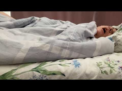 Asmr sleeping snoring girl