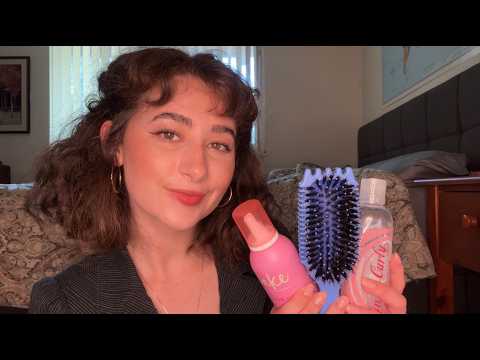 ASMR - Hair Salon Roleplay (whispered, lofi, hair brushing)