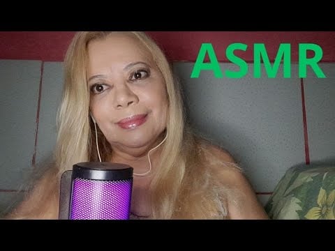 ASMR  Contando alguns fatos sobre mim. 🥱🥱