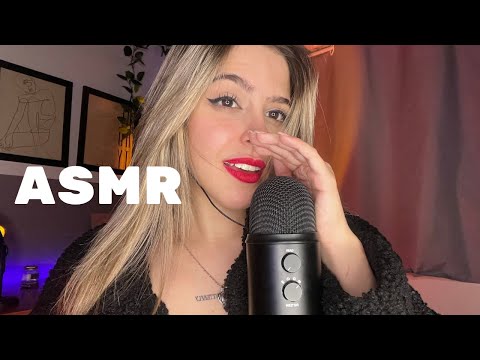 ASMR PARA QUEM PRECISA DORMIR E DESCANSAR (sons de boca, tapping e slime) 🥰