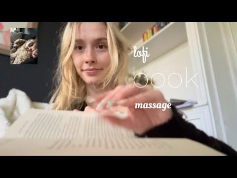 quick massage for these hard working books (asmr 🤗🌸) 