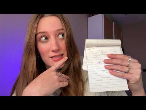 ASMR Drawing you in 1 minute !