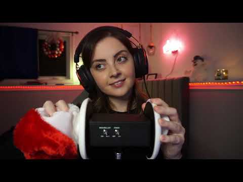 ASMR Santa Hat Scratching 🎄✨(4/25 Days of Christmas)