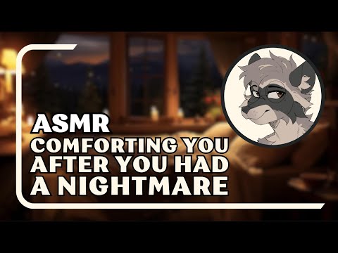 [Furry ASMR] Boyfriend Comforts You After a Nightmare | Whispering, Cuddling, Heartbeat Sounds...