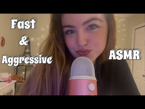 The FASTEST ASMR I Have Ever Done!!! (Very Fast & Aggressive) ♡