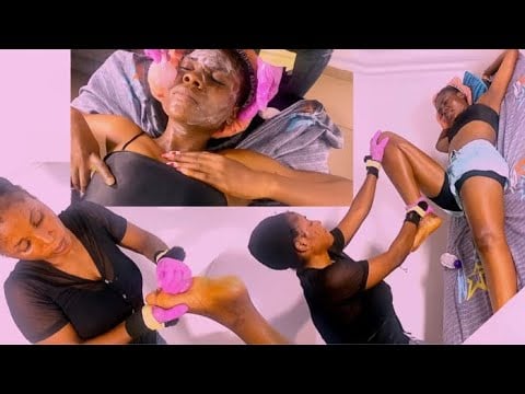 ASMR Full Body Massage, Facial for Clear Skin & Foot Massage Tickling for Deep Relaxation