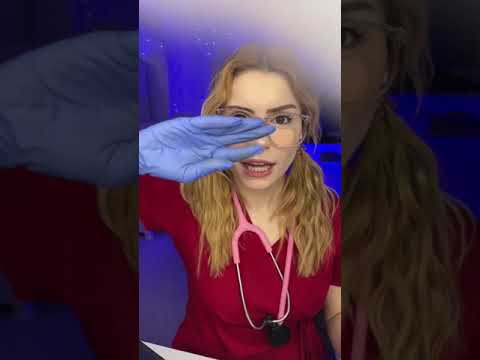 ASMR THERES SOMETHING IN UR EYE 👁️👁️ #shorts #shortsviral #shortsvideo #shortsfeed #asmr #doctor