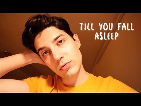 ASMR Sitting with You Until You Fall Asleep (Male Comfort, Kisses, Soft Spoken)