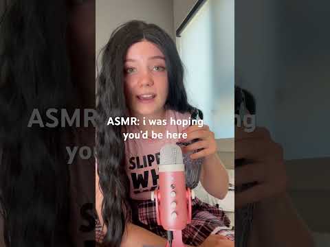 i was hoping you'd be here 🤍#asmr #girlfriendasmr #whispering #comfortaudio #cozyvibes