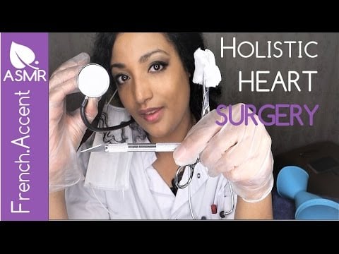 ASMR Heart surgeon Binaural Holistic Doctor physical exam + surgery [french accent asmr]