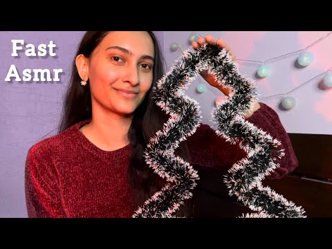 Fast & Aggressive ASMR showing you Christmas Decor