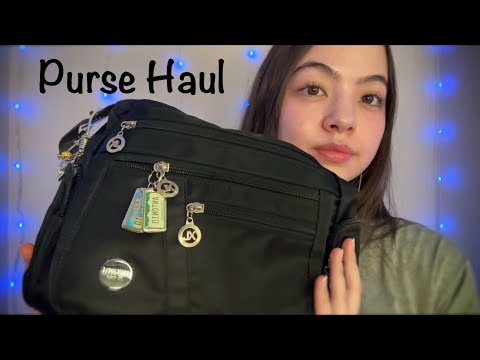 asmr ~ what’s in my purse haul 👛 