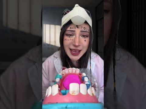 Versión larga en mi canal! O en el link de arriba 👆 #comedia #asmr #dentista #dentist