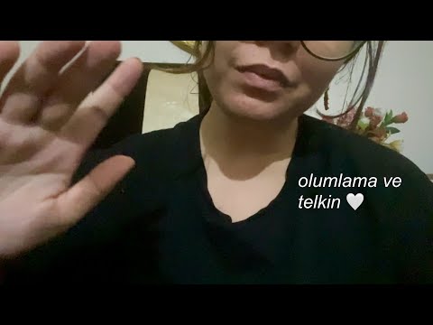 uyku için telkin ve olumlama asmr (türkçe asmr) hafif sakız sesleri